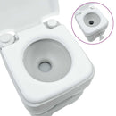 Camping toilet Grå og Hvid 41,5 x 36,5 x 42 cm Polyethylen