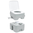Camping toilet Grå og Hvid 41,5 x 36,5 x 42 cm Polyethylen