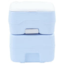 Camping toilet Lyseblå og Hvid 41,5 x 36,5 x 42 cm Polyethylen