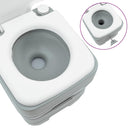 Camping toilet Grå 41,5 x 36,5 x 42 cm Høj-densitet Polyethylen