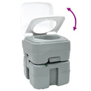 Camping toilet Grå 41,5 x 36,5 x 42 cm Høj-densitet Polyethylen