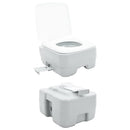 Camping toilet Grå 41,5 x 36,5 x 42 cm Høj-densitet Polyethylen