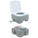 Camping toilet Grå og Hvid 41,5 x 36,5 x 37,5 cm Polyethylen