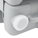 Camping toilet Grå og Hvid 41,5 x 36,5 x 30 cm Polyethylen