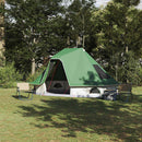 Tipi telt med tag med opbevaring Grøn 466 x 310 x 240 cm taft