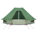 Tipi telt med tag med opbevaring Grøn 466 x 310 x 240 cm taft