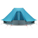Tipi telt med tag med opbevaring Blå 466 x 310 x 240 cm taft