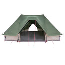 Tipi telt med tag med opbevaring Grøn 680 x 430 x 270 cm taft