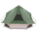 Tipi telt med tag med opbevaring Grøn 680 x 430 x 270 cm taft