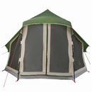 Tipi telt med tag med opbevaring Grøn 404 x 370 x 270 cm taft