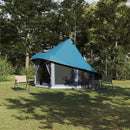 Tipi telt med tag med opbevaring Blå 404 x 370 x 270 cm taft