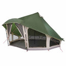 Tipi telt med tag med opbevaring Grøn 508 x 470 x 300 cm taft