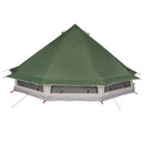 Tipi telt med tag med opbevaring Grøn 508 x 470 x 300 cm taft
