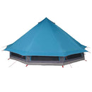 Tipi telt med tag med opbevaring Blå 508 x 470 x 300 cm taft