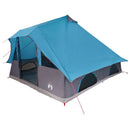 Tipi telt med tag med opbevaring Blå 358 x 296 x 258 cm taft
