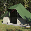 Tipi telt med tag med opbevaring Grøn 364 x 281 x 257 cm taft