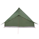Tipi telt med tag med opbevaring Grøn 364 x 281 x 257 cm taft