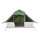 Tipi telt med tag med opbevaring Grøn 364 x 281 x 257 cm taft