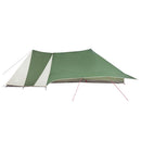 Tipi telt med tag med opbevaring Grøn 660 x 456 x 200 cm taft