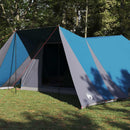 Tipi telt med tag med opbevaring Blå 660 x 456 x 200 cm taft