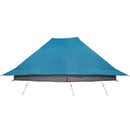 Tipi telt med tag med opbevaring Blå 660 x 456 x 200 cm taft
