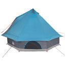 Tipi telt med tag med opbevaring Blå 400 x 346 x 250 cm taft