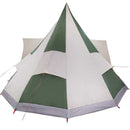 Tipi telt med tag med opbevaring Grøn 510 x 690 x 330 cm taft