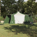 Tipi telt med tag med opbevaring Grøn 492 x 492 x 275 cm taft