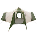 Tipi telt med tag med opbevaring Grøn 492 x 492 x 275 cm taft