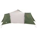 Tipi telt med tag med opbevaring Grøn 492 x 492 x 275 cm taft