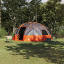 Dome Telt med tag Grå og orange 475 x 475 x 235 cm taft