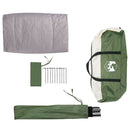 Telt med tag med opbevaring Grøn 268 x 240 x 191 cm Polyester