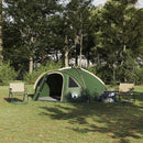 Dome Telt 4 personer 308 x 268 x 130 cm Vandtæt Grøn taft