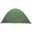 Dome Telt 4 personer 308 x 268 x 130 cm Vandtæt Grøn taft