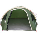 Dome Telt 4 personer 308 x 268 x 130 cm Vandtæt Grøn taft