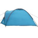 Dome Telt 4 personer 308 x 268 x 130 cm Vandtæt Blå taft