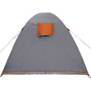 Dome Telt Kuppel med tag Grå og orange 384 x 254 x 170 cm