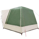 Camping telt Hytte med tag Grøn 420 x 420 x 227 cm Polyester