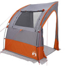 Bagklapstelt personer 194 x 180 x 210 cm Grå og orange taft