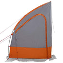 Bagklapstelt personer 194 x 180 x 210 cm Grå og orange taft