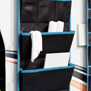 Opbevaringspose med opbevaring Sort og Blå 91 x 47,5 cm oxford