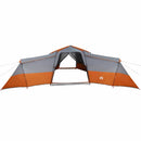 Familietelt med tag Grå og orange 833 x 585 x 216 cm taft