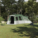Familietelt med tag med opbevaring Grøn 762 x 655 x 218 cm taft