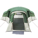 Familietelt med tag med opbevaring Grøn 762 x 655 x 218 cm taft