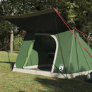 Camping telt med tag Grøn 282 x 225 x 154 cm taft