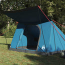Camping telt med tag med opbevaring Blå 282 x 225 x 154 cm taft