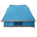 Camping telt med tag med opbevaring Blå 282 x 225 x 154 cm taft