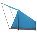 Camping telt med tag med opbevaring Blå 282 x 225 x 154 cm taft