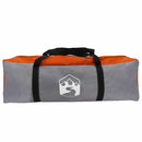 Camping telt med tag Grå og orange 282 x 225 x 154 cm taft
