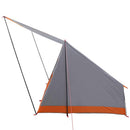 Camping telt med tag Grå og orange 282 x 225 x 154 cm taft